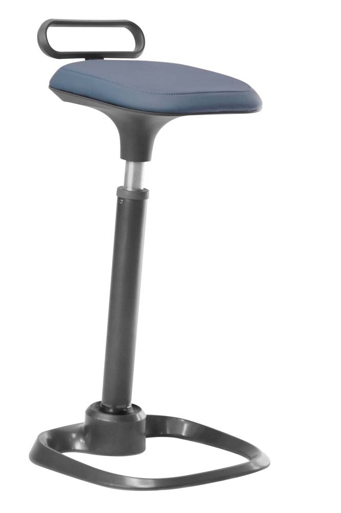 Alphaeon SE-Zero Blue スツールタイプのオフィスチェア ブルー|SE-ZERO-BL|PC4U 店