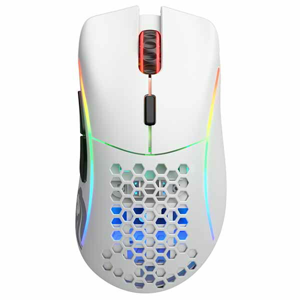 Glorious Model D Wireless - Matte White 有線・無線電話両相応うのゲーミングマウス 白いこと｜GLO-MS-DW-MW
