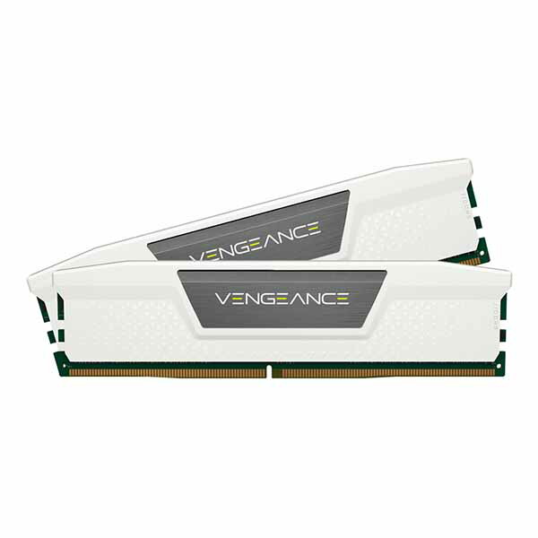 Corsair VENGEANCE 64GB(32GBx2) DDR5 6000MT/s(パソコン5-48000) CL30-36-36-76 UDIMM 1.40V Intel XMP \u0026 AMD EXPO 白いこと｜CMK64GX5M2B6000Z30W