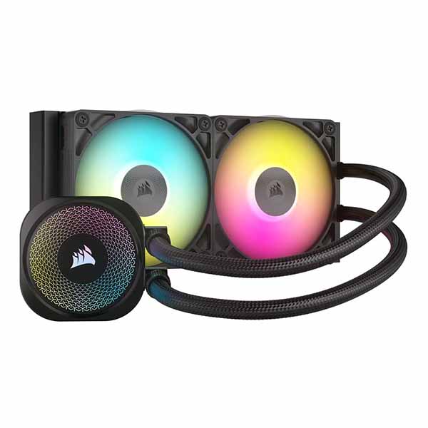 Corsair iCUE LINK TITAN 240 RX RGB 水冷一体型中央処理装置空調設備 黒いこと｜CW-9061016-WW