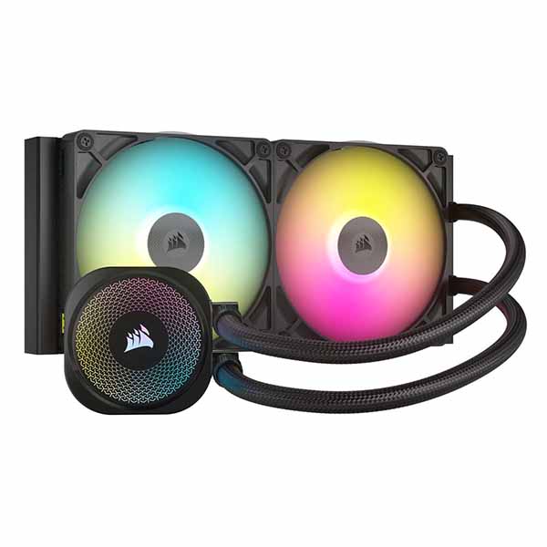 Corsair iCUE LINK TITAN 280 RX RGB 水冷一体型中央処理装置空調設備 黒いこと｜CW-9061017-WW