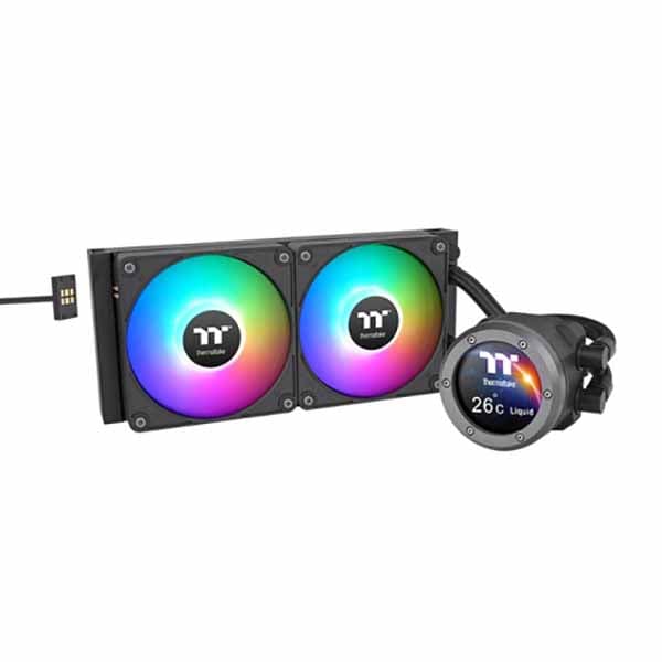 Thermaltake TH240 V2 Ultra EX ARGB Sync CPU Liquid Cooler 水冷一体型CPUクーラー 120mmファンx2 ブラック｜CL-W414-PL12SW-A 14,650円
