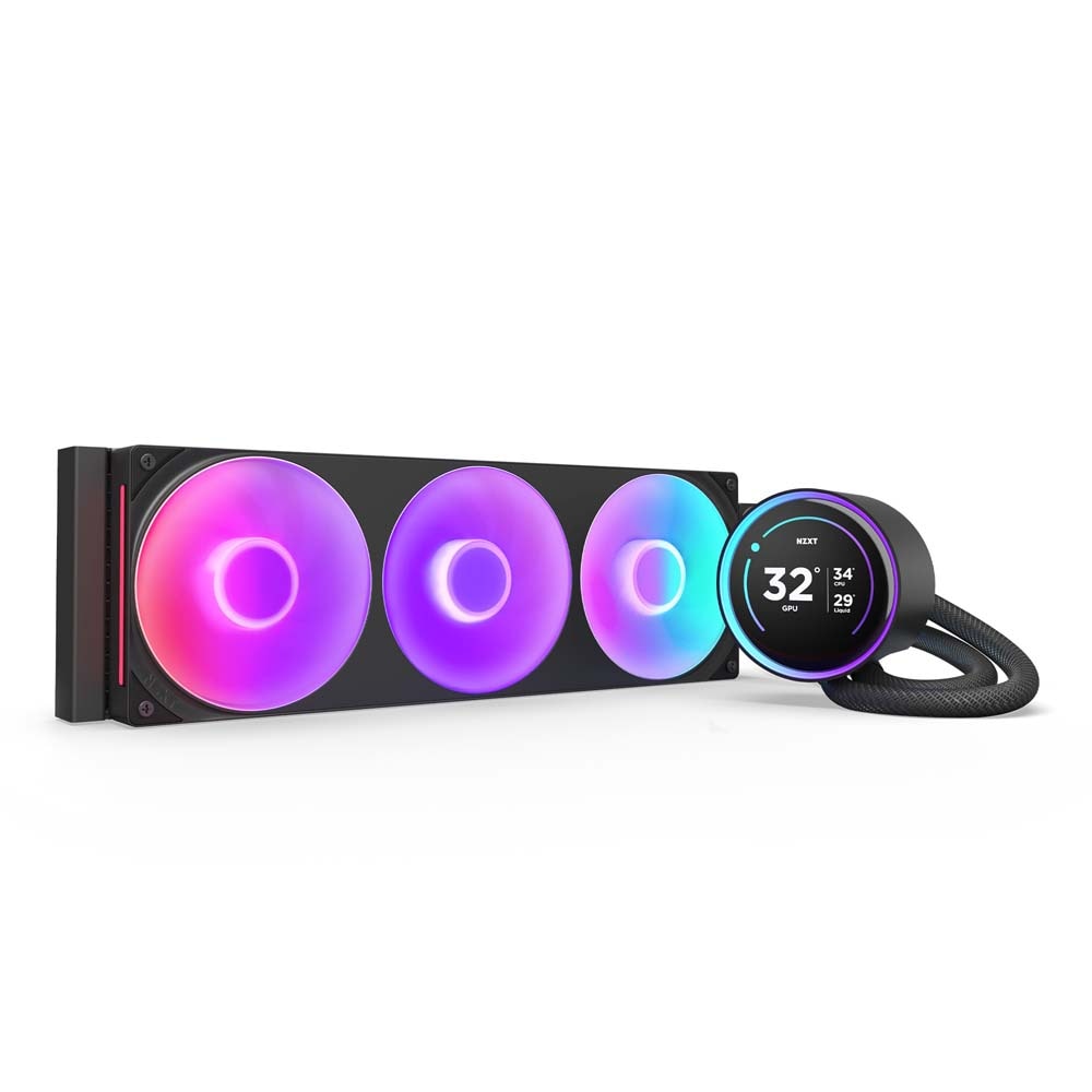 NZXT Kraken Elite 360 RGB v2 Black 水冷一体型中央処理装置冷房装置 黒いこと｜RL-KR36E-B2