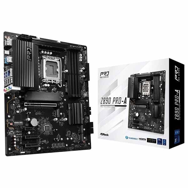 ASRock Z890 Pro-A 安定性、耐久性、効率性に優れたエントリーモデルの ATXマザーボード｜Z890 Pro-A｜PC4U 店