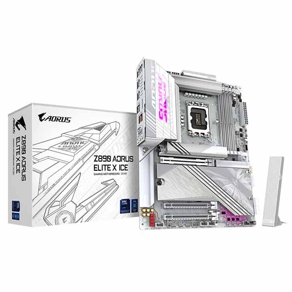 GIGABYTE Z890 AORUS ELITE X ICE Intel Core Ultra プロセッサー対応 ATXマザーボード ホワイト｜Z890 A ELITE X ICE 37,259円