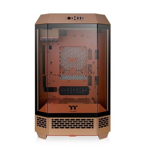 Thermaltake The Tower 300 Gravel Sand ミニタワー型PCケース グラベルサンド｜CA-1Y4-00SGWN-00
