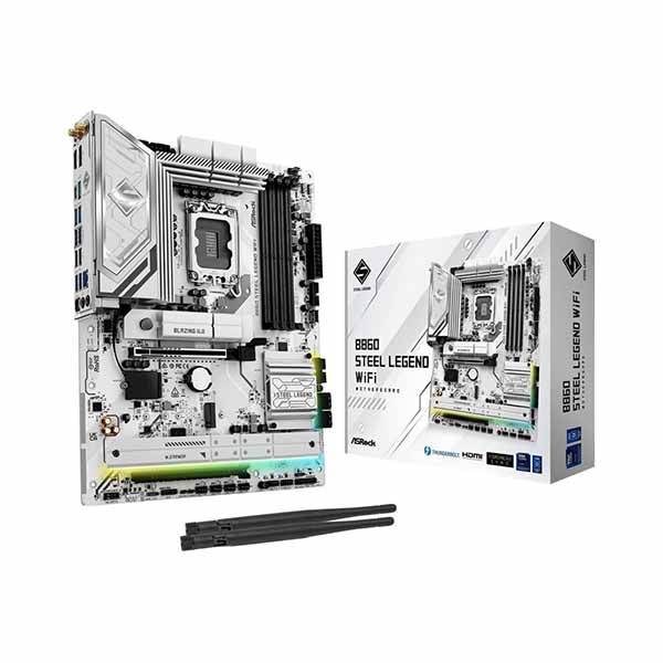 ASRock B860 Steel Legend WiFi 高品質コンポーネントを搭載 ATXマザーボード｜B860 Steel Legend WiFi｜PC4U 店