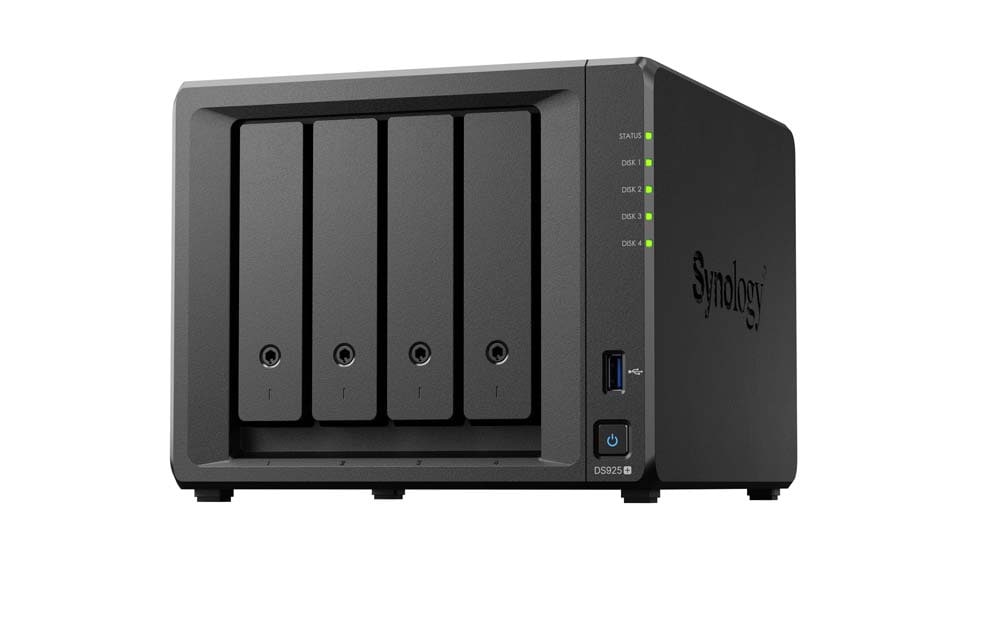 Synology DiskStation DS925+ AMD RYZEN 1500B CPU搭載多機能4ベイNASサーバー｜DS925+