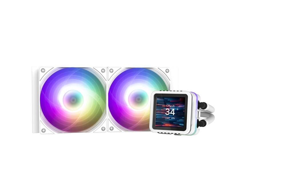 ZALMAN ALPHA2 DS A24 White 水冷一体型中央処理装置空調設備 120粍 x2 白いこと｜ALPHA2 DS A24 WHITE