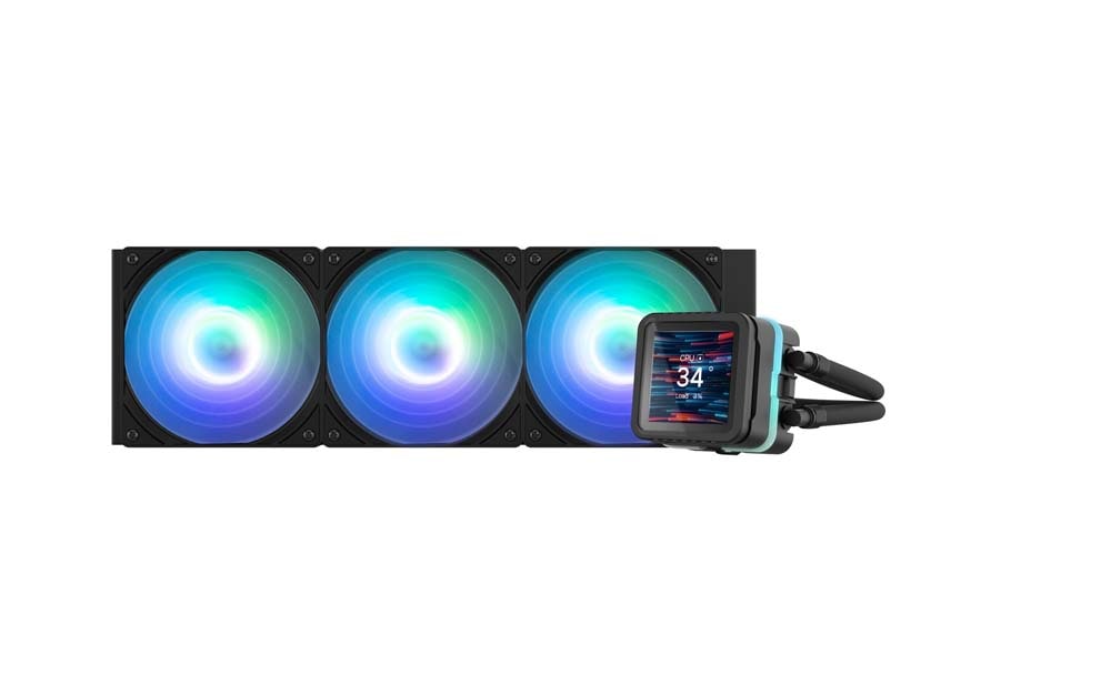 ZALMAN ALPHA2 DS A36 Black 水冷一体型中央処理装置空調設備 120粍 x3 黒いこと｜ALPHA2 DS A36 BLACK