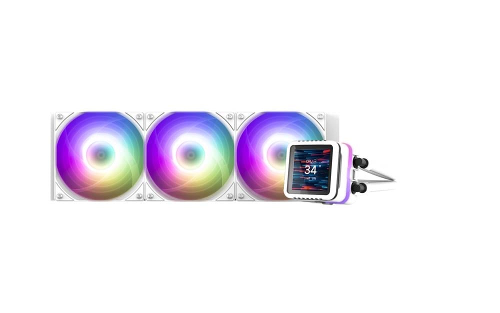 ZALMAN ALPHA2 DS A36 White 水冷一体型中央処理装置空調設備 120粍 x3 白いこと｜ALPHA2 DS A36 WHITE