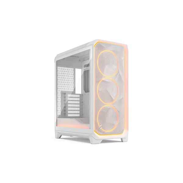 Fractal Design Meshify 3 Ambience Pro RGB White TG Clear Tint 真っただ中主柱型マイコン容れもの クリアティント 強化因子硝子ダイアログボックス 白いこと｜FD-C-MES3A-05