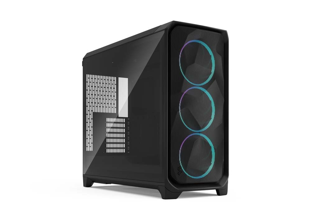 Fractal Design Meshify 3 XL Black RGB TG Light Tint フルタワー型マイコン容れもの ライトティント 強化因子硝子ダイアログボックス 黒いこと｜FD-C-MES3X-04