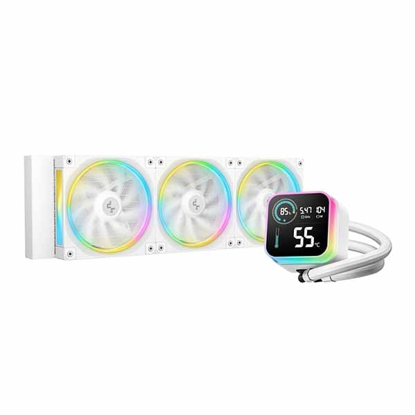 Deepcool LQ360 WH オールインワン水冷空調設備 120粍気違い×3 白いこと｜R-LQ360-WHDSMC-G-1