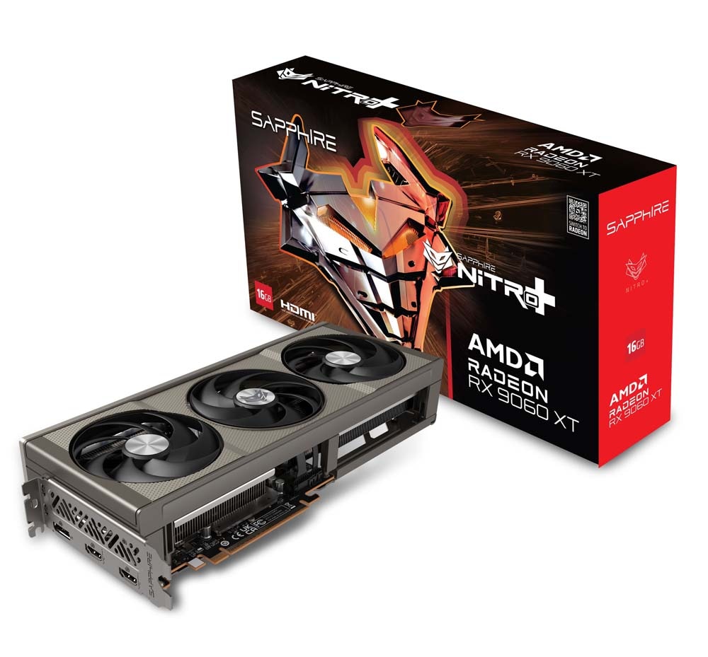 SAPPHIRE NITRO+ Radeon RX 9060 XT GAMING OC 16GB グラフィック歌留多｜NITRORX9060XT16GB/11350-01-20G