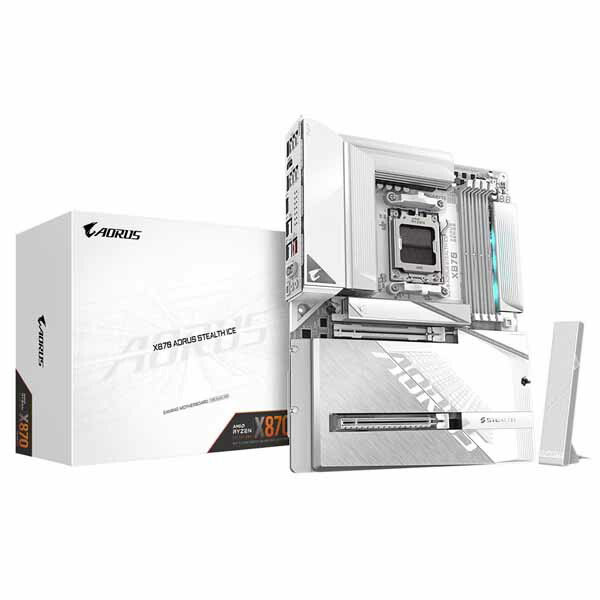 GIGABYTE X870 AORUS STEALTH ICE ATXお母さんゲーム盤 白いこと｜X870 A STEALTH ICE