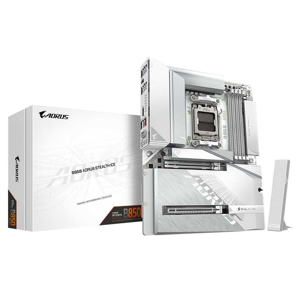 GIGABYTE B850 AORUS STEALTH ICE ATXお母さんゲーム盤 白いこと｜B850 A STEALTH ICE