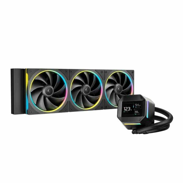 Deepcool LM360 2.4in液晶積み上げる 高性能飾り気の無い水冷冷房装置 黒いこと｜R-LM360-BKDMMC-1