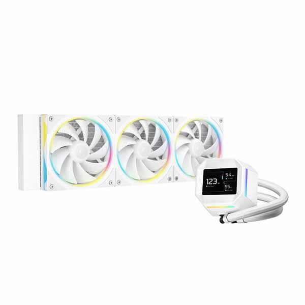 Deepcool LM360 WH .4in液晶積み上げる 高性能飾り気の無い水冷冷房装置 白いこと｜R-LM360-WHDMMC-1