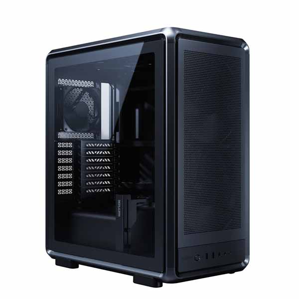 Cooler Master MasterFrame 500 Mesh Black 明けっ広げ一こま型 真っただ中円柱パソコン入れもの 黒いこと｜MF500M-KHNN-S00
