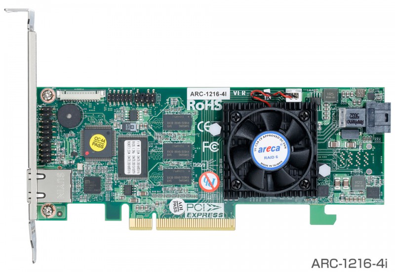 Areca ARC-1216-4I SAS/SATA SFF-8643 RAIDアダプター(ARC-1216-4I)