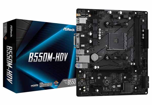 ASRock B550M-HDV microATX母ちゃんゲーム盤