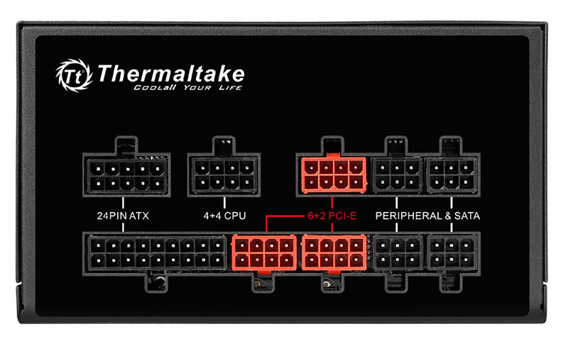ThermaltakeTOUGHPOWERGRANDRGB850W256色発光ファン80PLUSGOLD認定取得電源ユニット|PS-TPG-0850FPCGJP-R