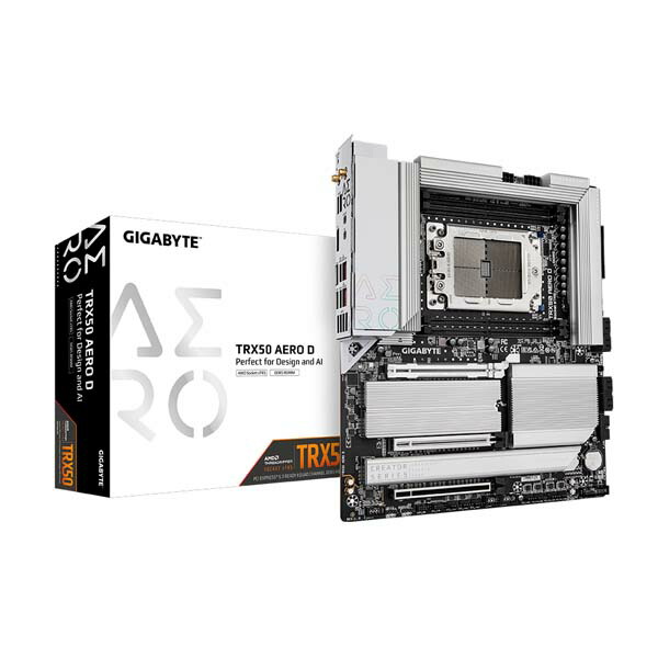 GIGABYTE GIGABYTE TRX50 AERO D 造り手向けAERO続きもの E-ATX ひな形｜TRX50 AERO D
