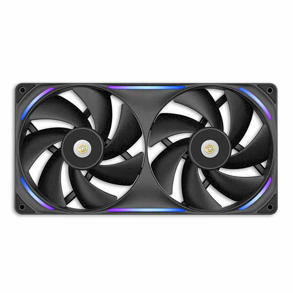 NZXT F280X RGB Black マイコン入れもの気違い 280粍 シングルフレームファン 黒いこと｜RF-U28PN-B1