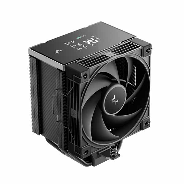 Deepcool AK700 DIGITAL NYX 4 分割ディスプレイ 空冷CPUクーラー ブラック｜R-AK700-BKNNMN-GJD-1