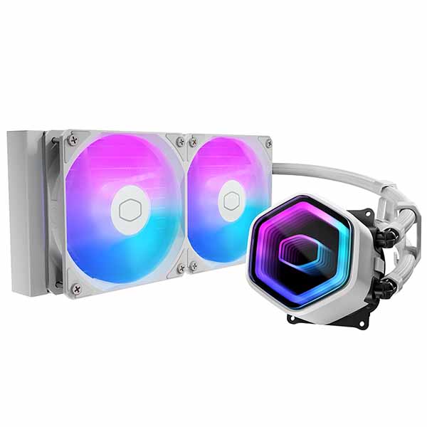 Cooler Master MasterLiquid Core II 240 White ARGB X6G2 オールインワン水冷CPUクーラー ホワイト｜MLW-D24M-A18PA-JW