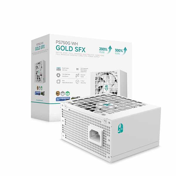 GamerStorm PS750G WH PC電源ユニット 750W ホワイト ATX3.1 PCIe5.1対応 フルモジュラー｜R-PS750G-FE0W-JGJP