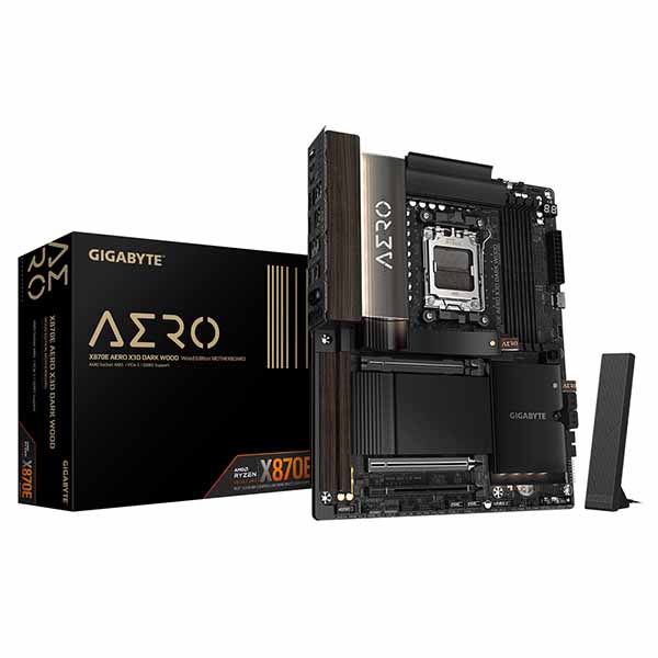 GIGABYTE X870E AERO X3D DARK WOOD ATX母ちゃんゲーム盤｜X870E AERO X3D DARK WOOD