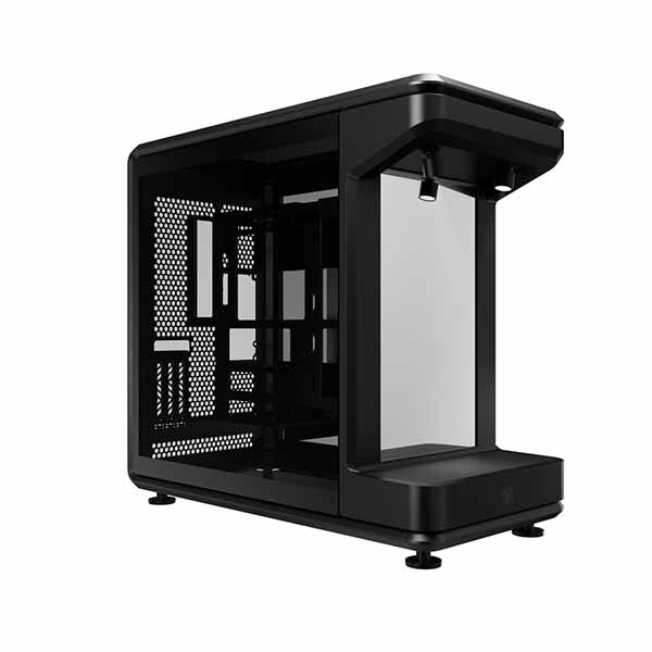 Cooler Master MasterFrame 360 Stage Mirror 開けはなしひな形型パソコン容れもの 黒いこと｜MF360-KHNN-S01