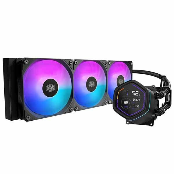 Cooler Master ML Core Nex Digital 360 Black ARGB 簡易水冷 CPUクーラー ブラック|MLX-D36M-A18PA-RD|PC4U 店