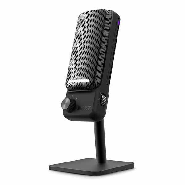 【訳あり】【降車口特価・新品】NZXT CAPSULE ELITE WIRED USB MICROPHONE - BLACK コンデンサーマイクロホン 黒いこと｜AP-PUMIC-B1