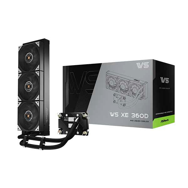ASRock WS LGA4677 360D ワークステーション向け 飾り気の無い水冷中央処理装置冷房装置｜WS XE 360D