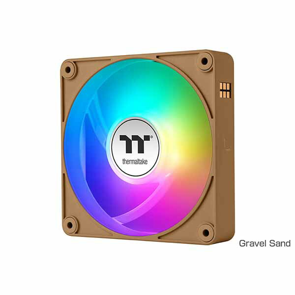 Thermaltake CT140 EX ARGB Sync マイコン Cooling Fan 3 Fan Pack -Gravel Sand- 140粍気違いx3 グラベルサンド｜CL-F218-PL14GS-A