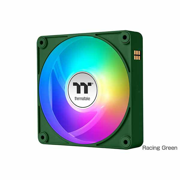 Thermaltake CT120 EX ARGB Sync マイコン Cooling Fan 3 Fan Pack -Racing Green- 120粍気違いx3 レーシンググリーン｜CL-F220-PL12RG-A