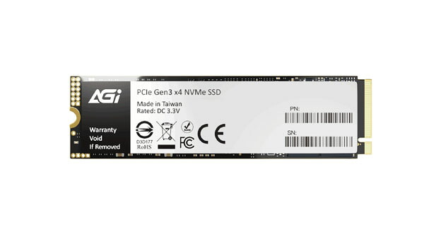 AGI AI298 容量512GB M.2(2280) 3D NAND Gen3 x4 NVMe SSD 3000MB/s 1400MB/s 300TB|AGI512GIMAI298-CB|PC4U 店