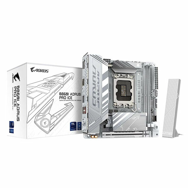 GIGABYTE B860I AORUS PRO ICE Mini-ITX母ちゃんゲーム盤｜B860I AORUS PRO ICE