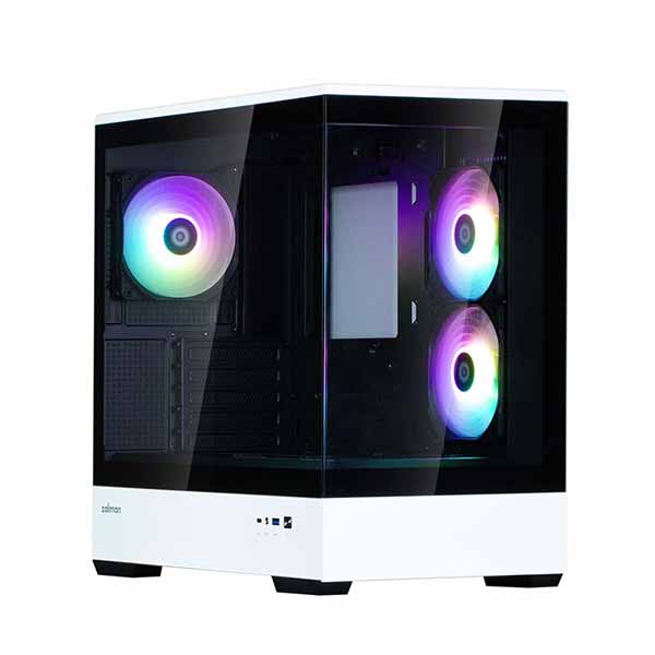 ZALMAN P30 BW ミニ高閣型パソコン容れもの 黒いこと/白いこと｜P30 BW