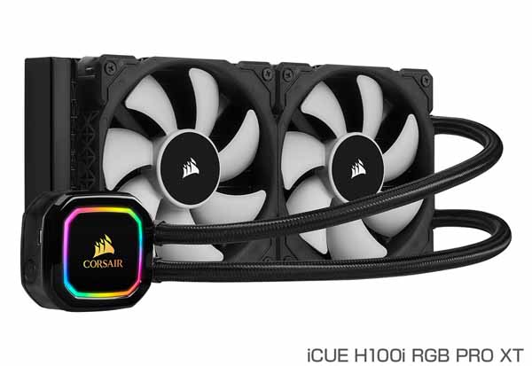 10608円 早割クーポン Corsair iCUE H100i RGB PRO XT 240mmサイズ 水冷一体型CPUクーラー  CW-9060043-WW