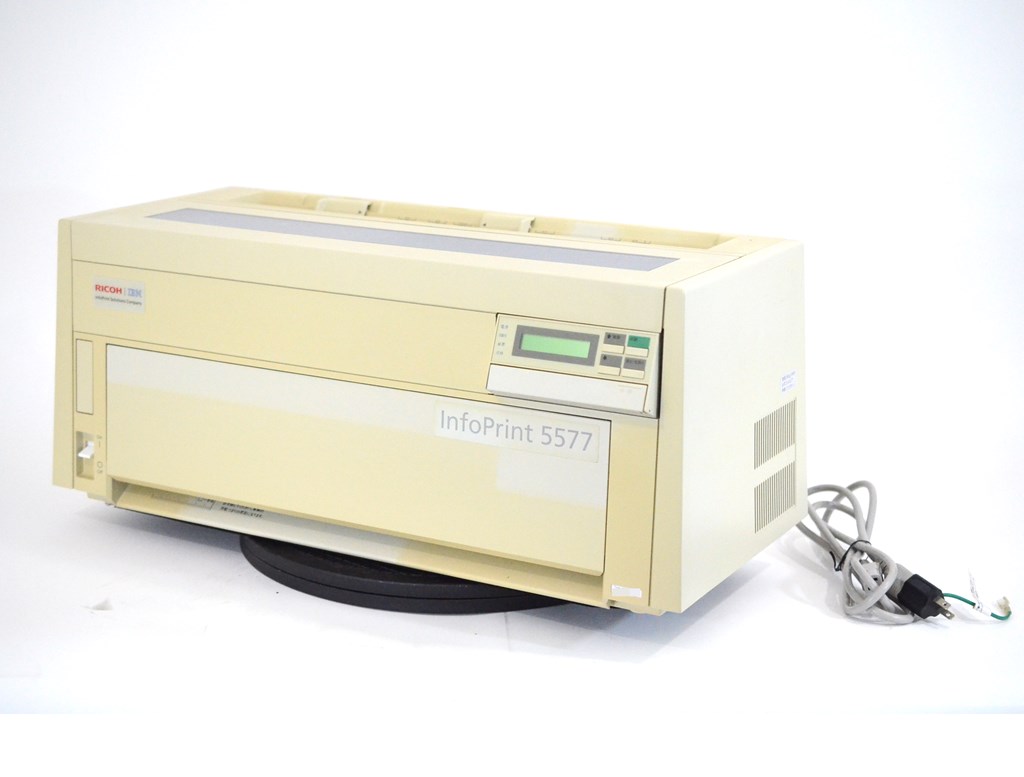 楽天市場】【中古】 IBM/RICOH 5577-C02 ドットインパクトプリンタ LAN