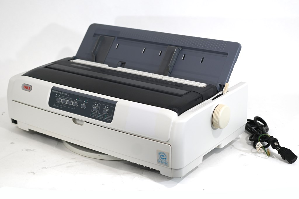 【中古・前部不具合有】OKI ドットインパクトプリンタ MICROLINE 8460HU2 16インチ/複写最大5枚 ML8460HU2　パラレル　USB 30日保証 送料無料