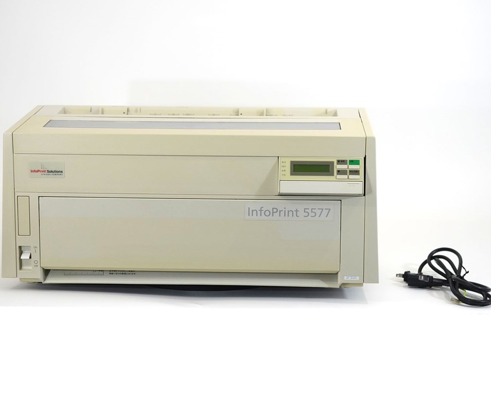 IBM  日本アイ・ビー・エム　ドットプリンター　5577-S02 5577-w02.jpg