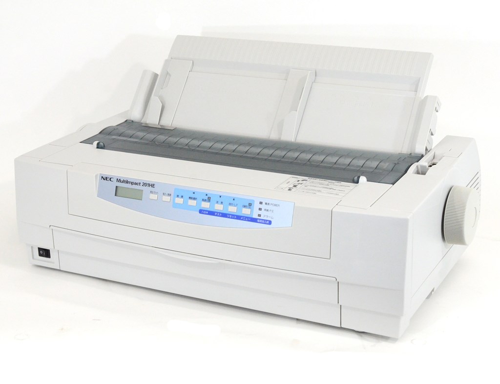 【中古】NEC MulitiImpact 201HE ドットインパクトプリンター PR-D201HE 伝票 複写 ラウンド型 パラレル 30日保証 送料無料｜pc98.shop