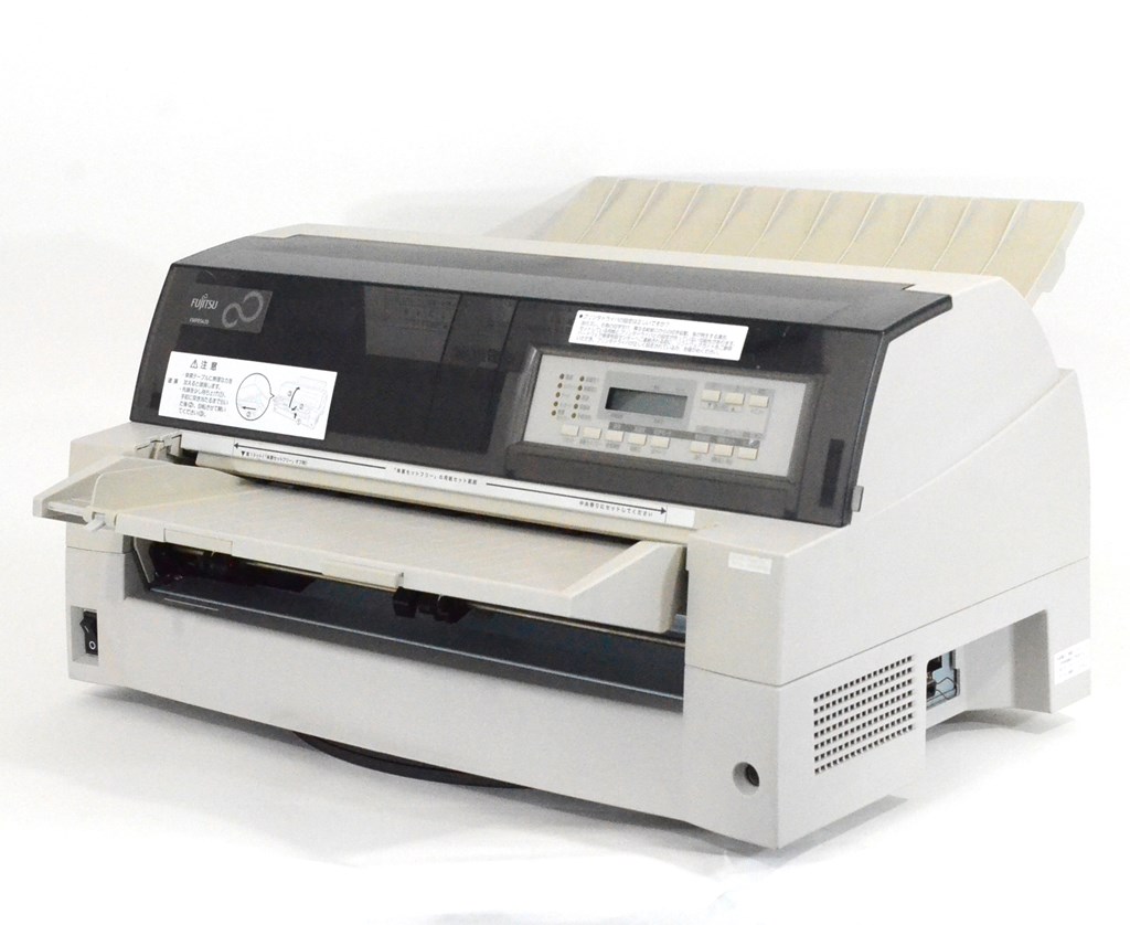 【FUJITSU】ドットプリンター　★　FMPR5110G　★　リアトラクタ付き Fujitsu FMPR5110 ドットインパクトプリンタ中古
