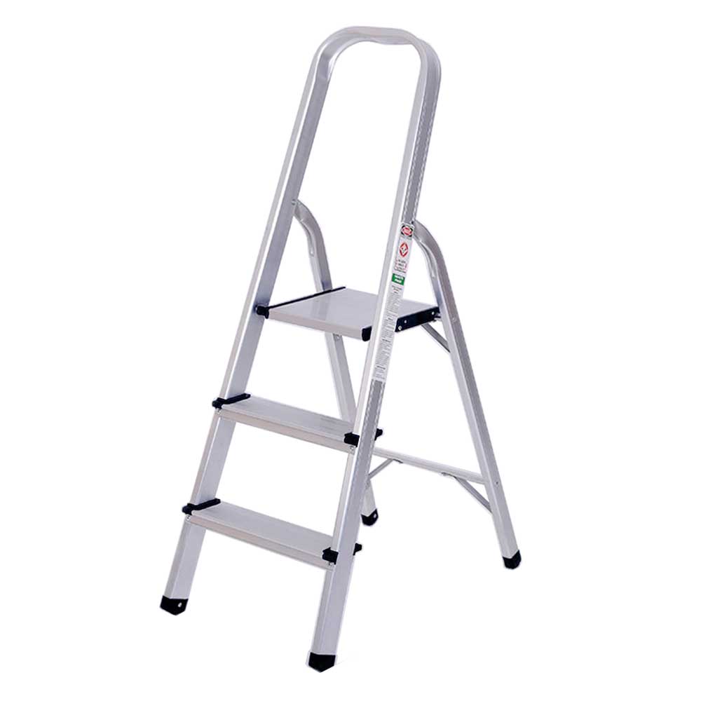 楽天市場】脚立3段 アルミ 脚立 折りたたみ ミニ 軽量 きゃたつ 踏み台