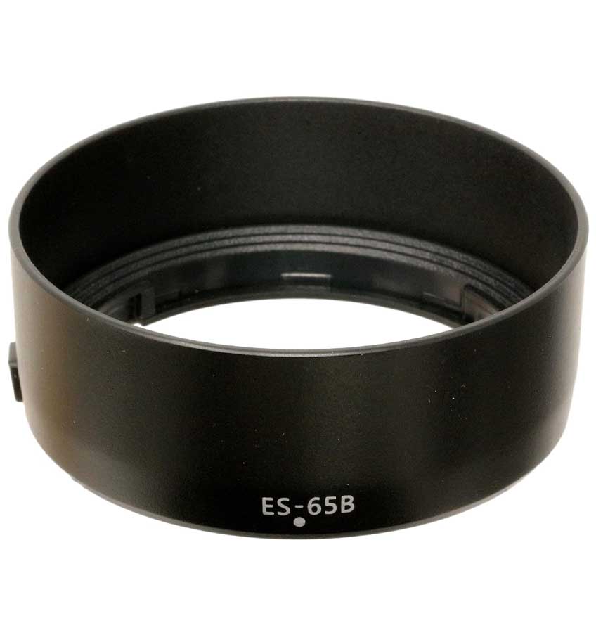 【楽天市場】Canon 可逆式 レンズフード 互換品 ES65Bマウントレンズフードキヤノン Canon RF 50mm F1.8 STM